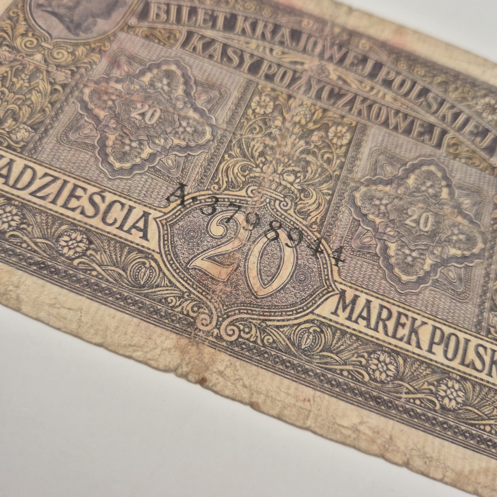 Poland Banknote 20 Polish Mark 1916