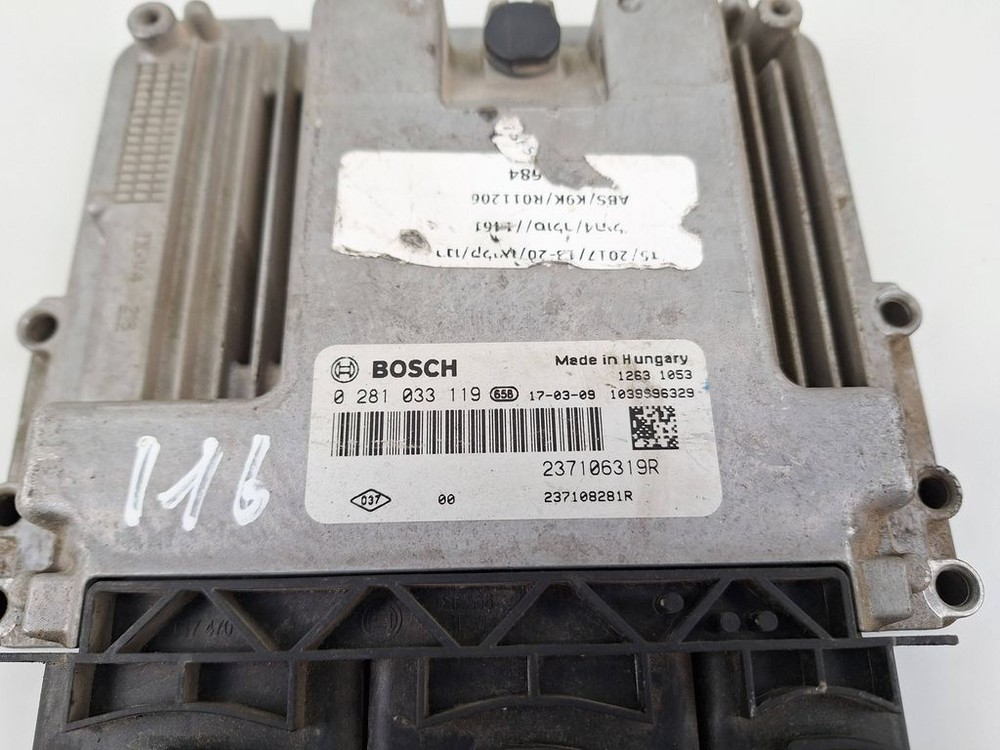 Renault Megane IV 2020 Engine Control Module 237106319R BVV657 kW