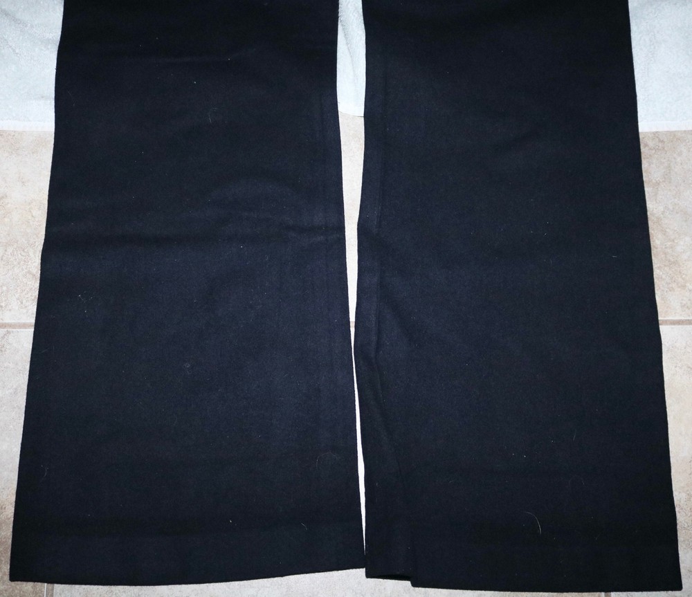 WWII US NAVY CRACKER JACK WOOL PANTS FLARE BOTTOMS
