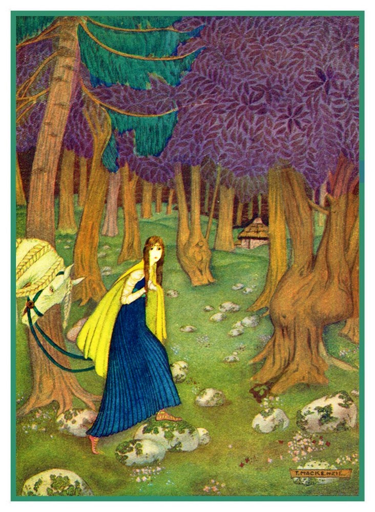 Thomas Mackenzie Maiden from King Arthur Counted Cross Stitch Chart Pattern