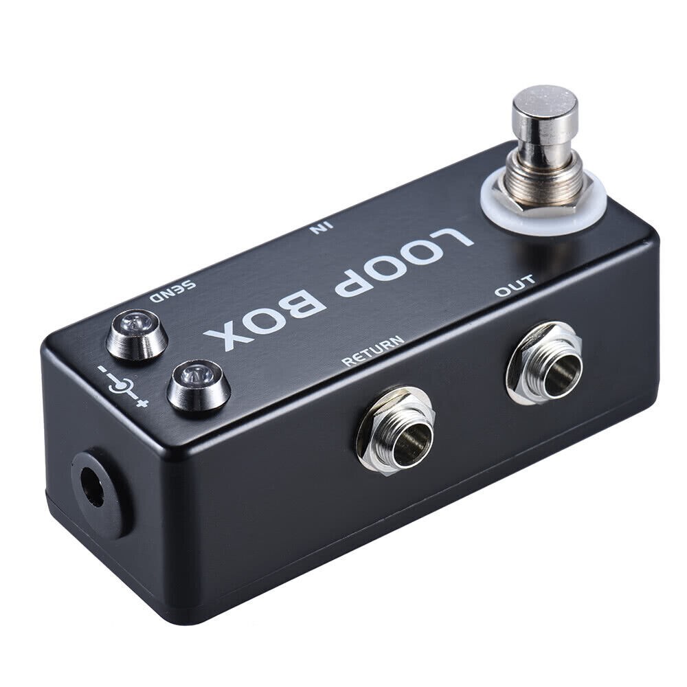 MOSKY Loop Box Mini Guitar Switcher Pedal True Bypass Looper Route Selection CA