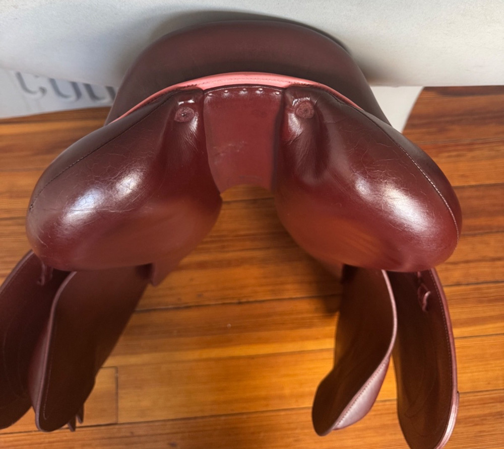 17" Devoucoux Biarritz Lab - 1 Flap - 2017 - Full Buffalo - PINK Trim!