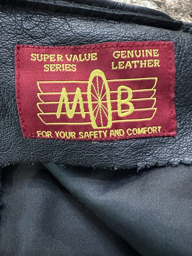 Genuine Leather Motorcycle Riding Chaps