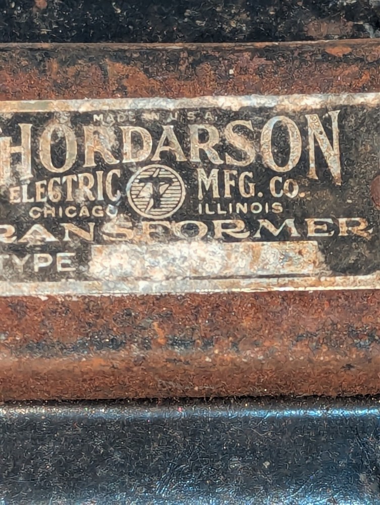 Thordarson Transformer Type ??