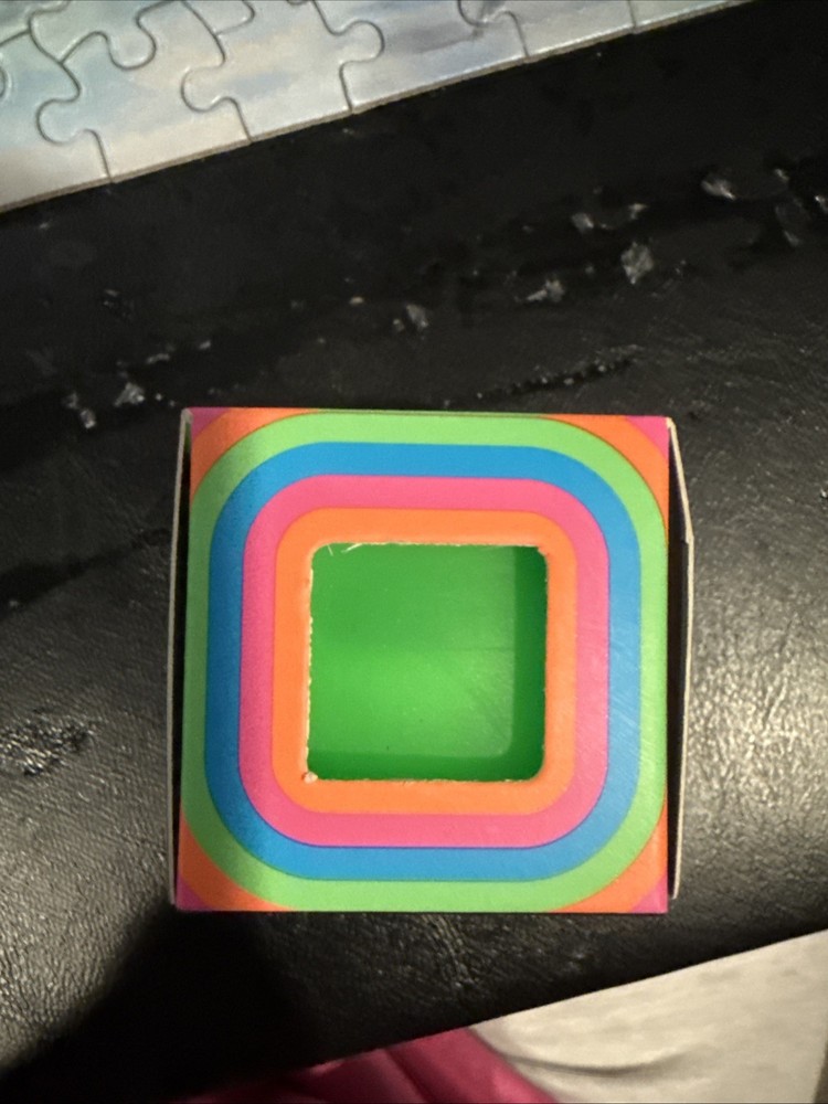 Needoh Cool Cube 1.25 Squishy Green Mini Cube Stress Reliever - NEW