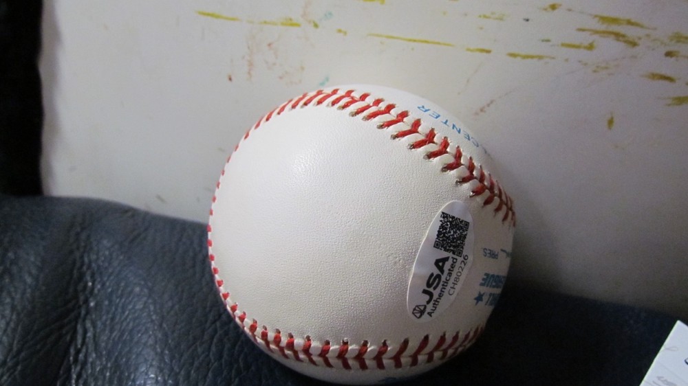 Tom Trebelhorn signed baseball JSA Certified