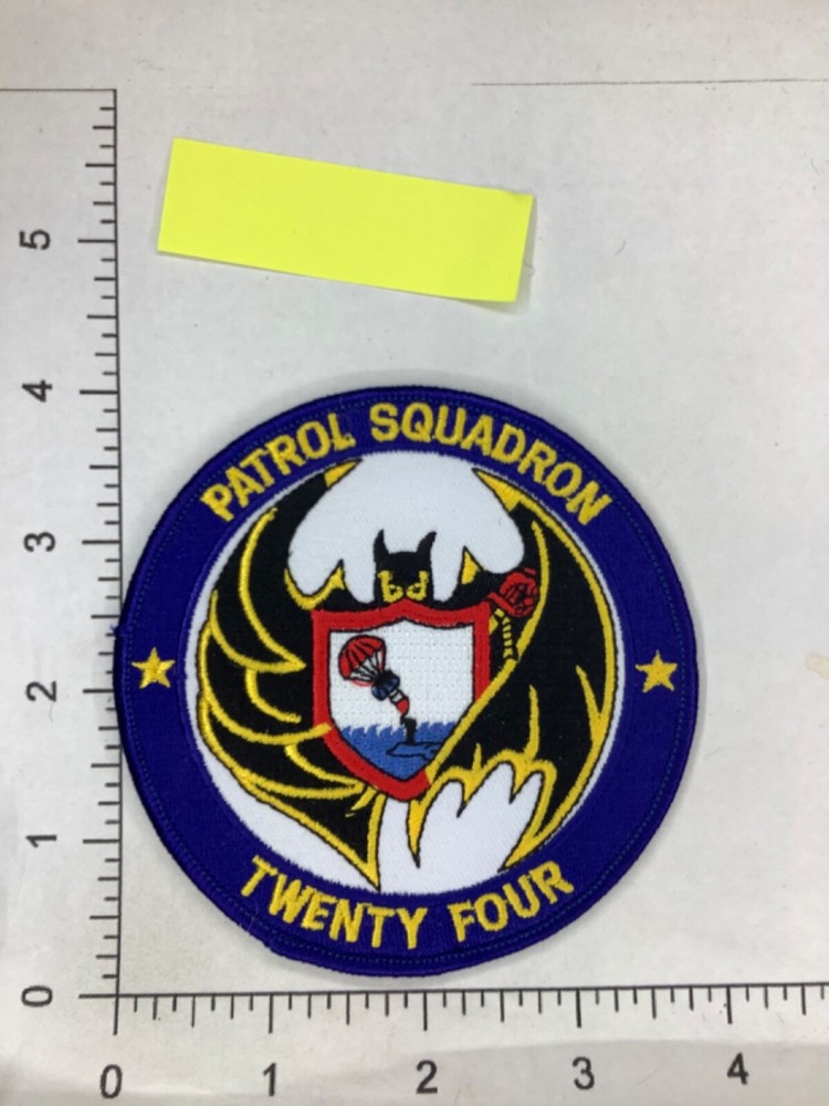 U.S NAVY PATRON - 24 SQUADRON PATCH