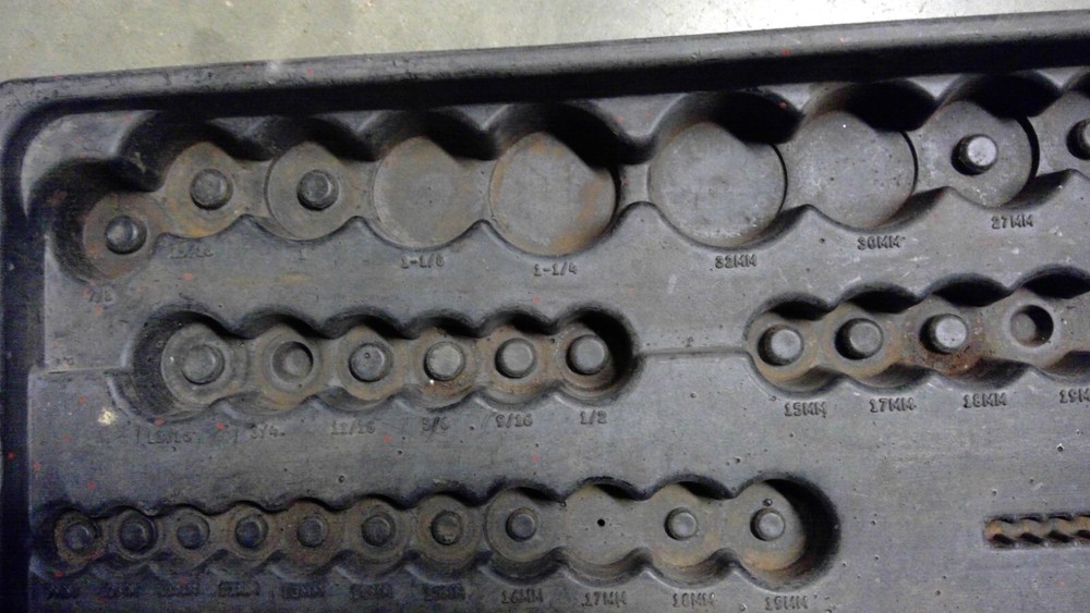 Plastic Ratchet Socket Set Organizer Metric/Standard Socket Holder