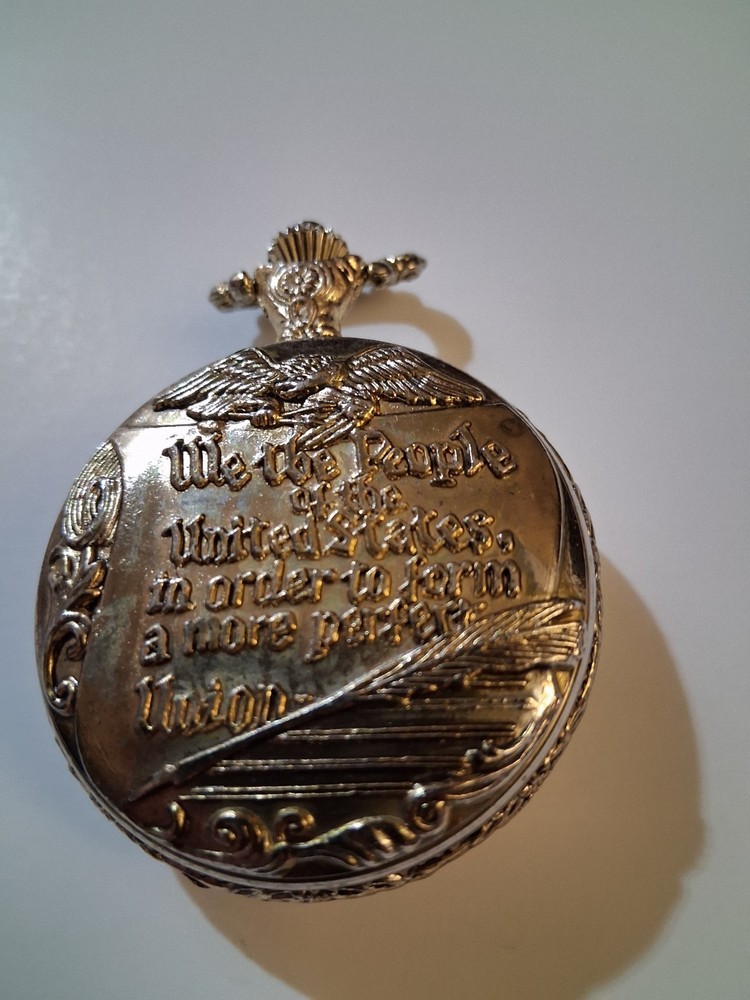 "Elegance" 1987 US Constitution Pocket Watch