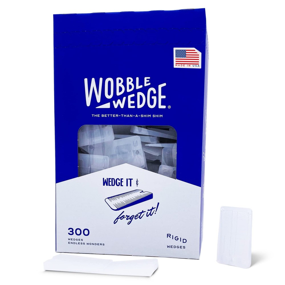 Wobble Wedges Stackable Interlocking Multi-Purpose Stability Shims - Hard