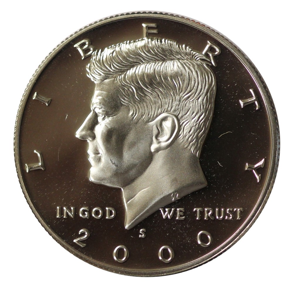2000 S Kennedy Half Dollar Gem Deep Cameo Proof CN-Clad
