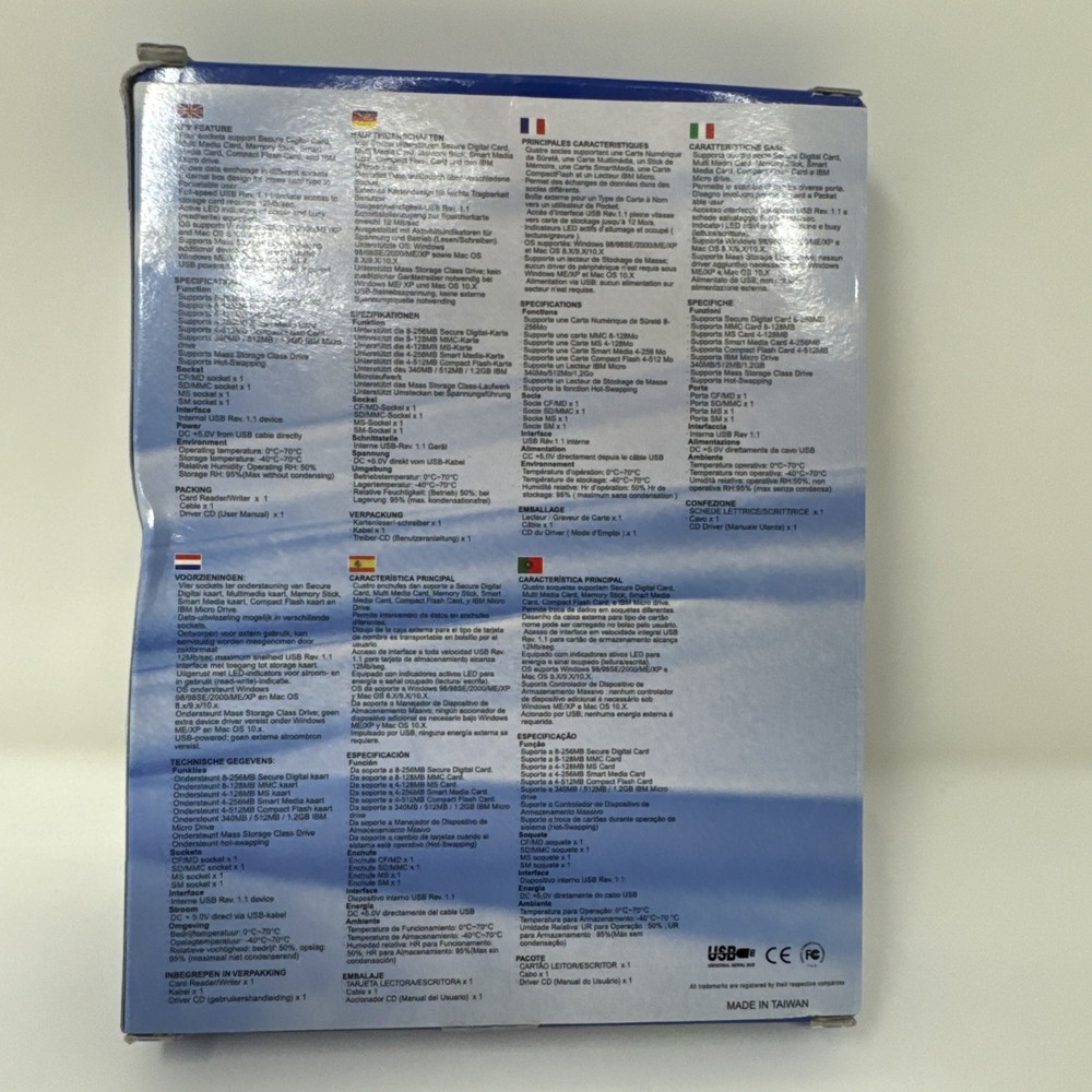 New USB 6-in-1 SD Card Reader/Writer DigPro