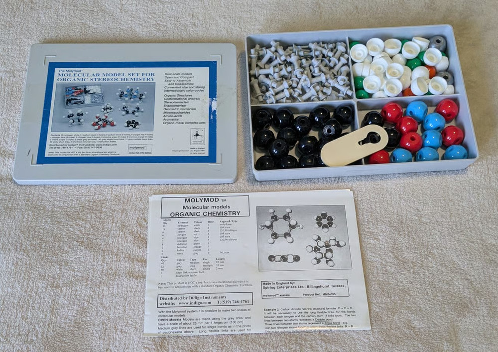 The Molymod Organic Chemistry Molecular Model Set - Complete