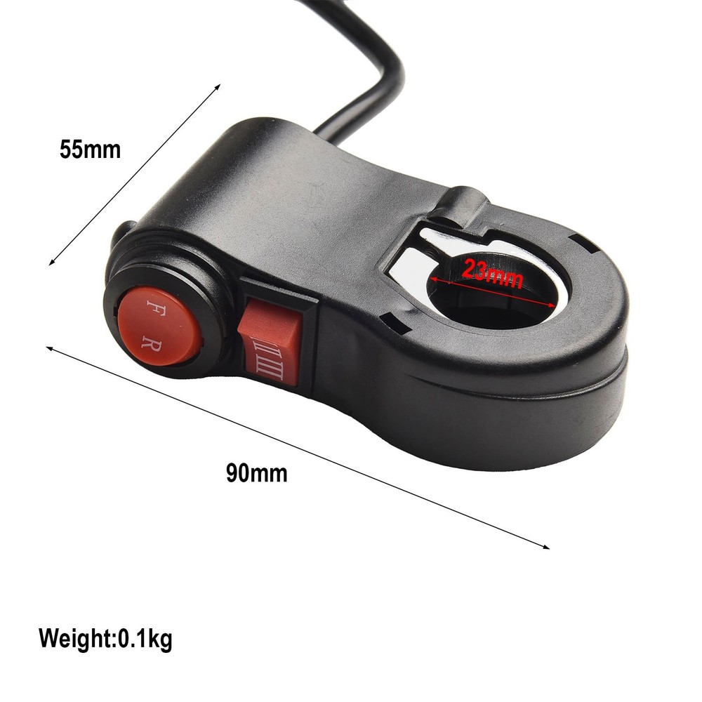Electric vehicle speed controller + three speed + switch line length 2 meters
