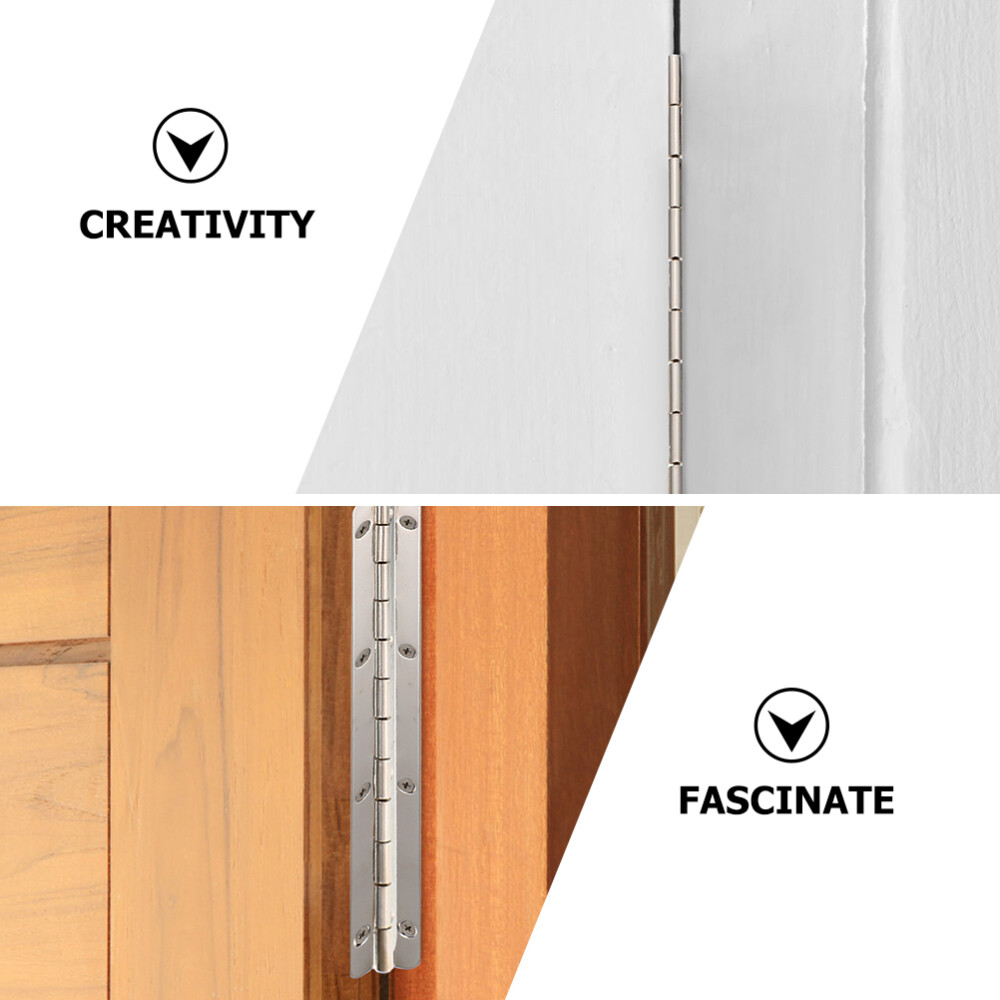 3PCS Piano Hinge Folding Continuous Craft Hinges Kitchen for Cabinet Box