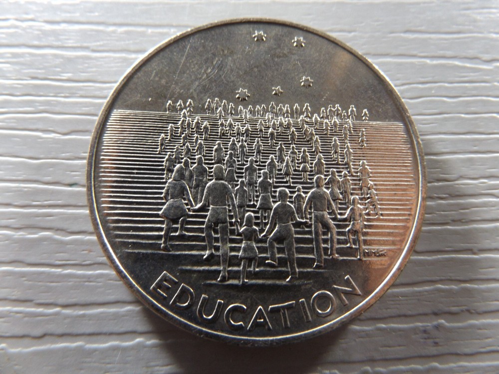 AUSTRALIAN BICENTENARY 1788 - 1988, EDUCATION MEDALLION