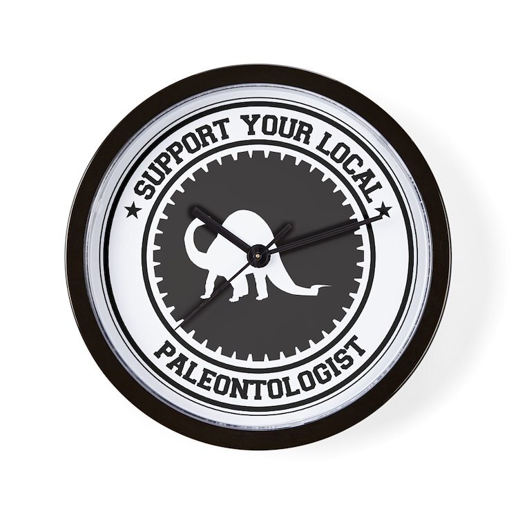 CafePress Support Paleontologist 10" Wall Clock (274185774)