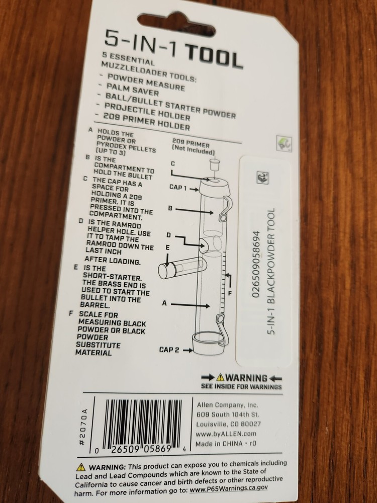Allen Thunder Cloud 5-in-1 Tool