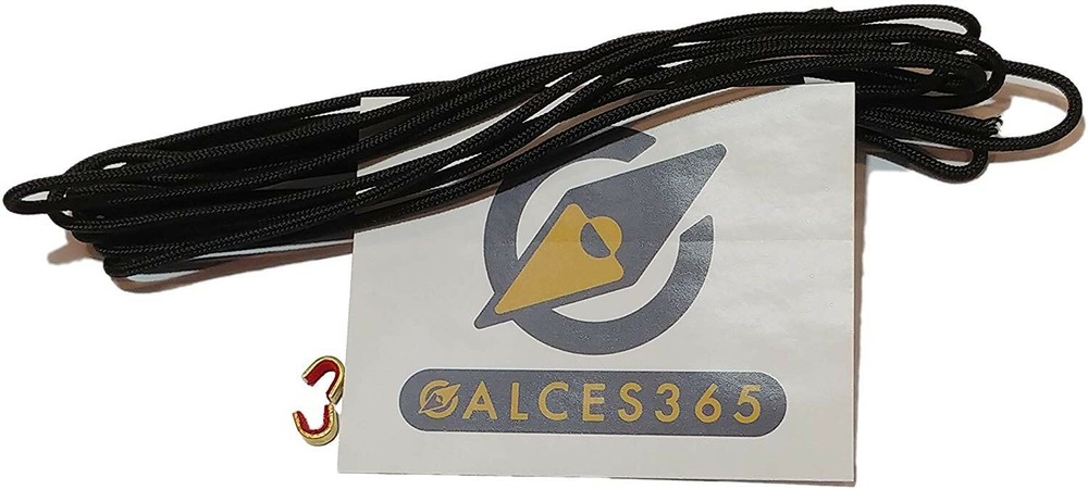 10 Feet Release Nock Archery Compound Bow D-Loop Durable Wire and 2 Nock Points