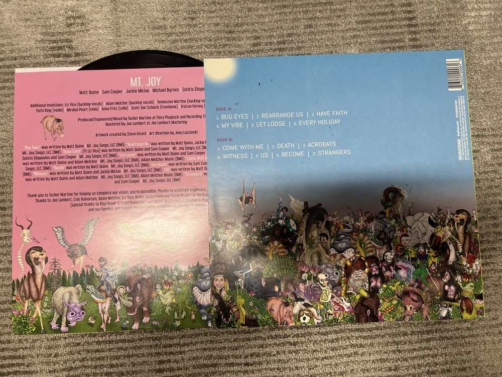 MT. Joy Rearrange Us Signed vinyl