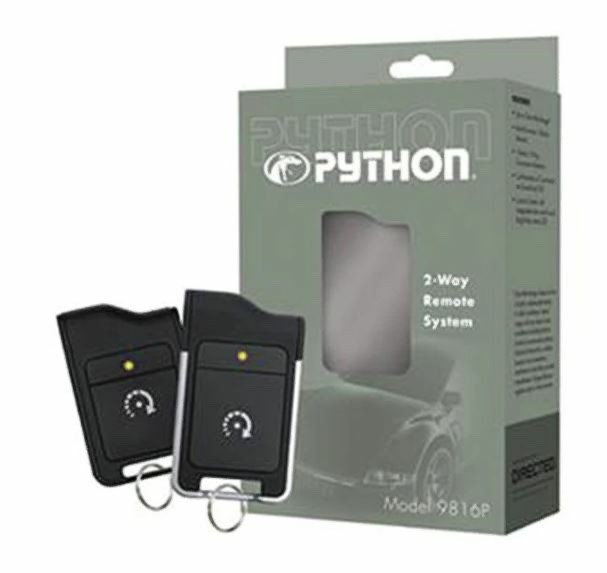 Python 9816P 2-Way LED 1-Button RF Kit DS3 DS4 DS4+ 1-Mile Range Remote Start