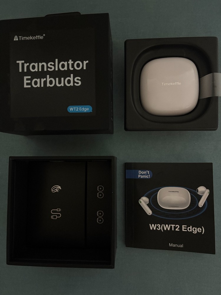 Timekettle WT2 Edge W3 Translator Device Bidirectional Earbuds 40 Languages