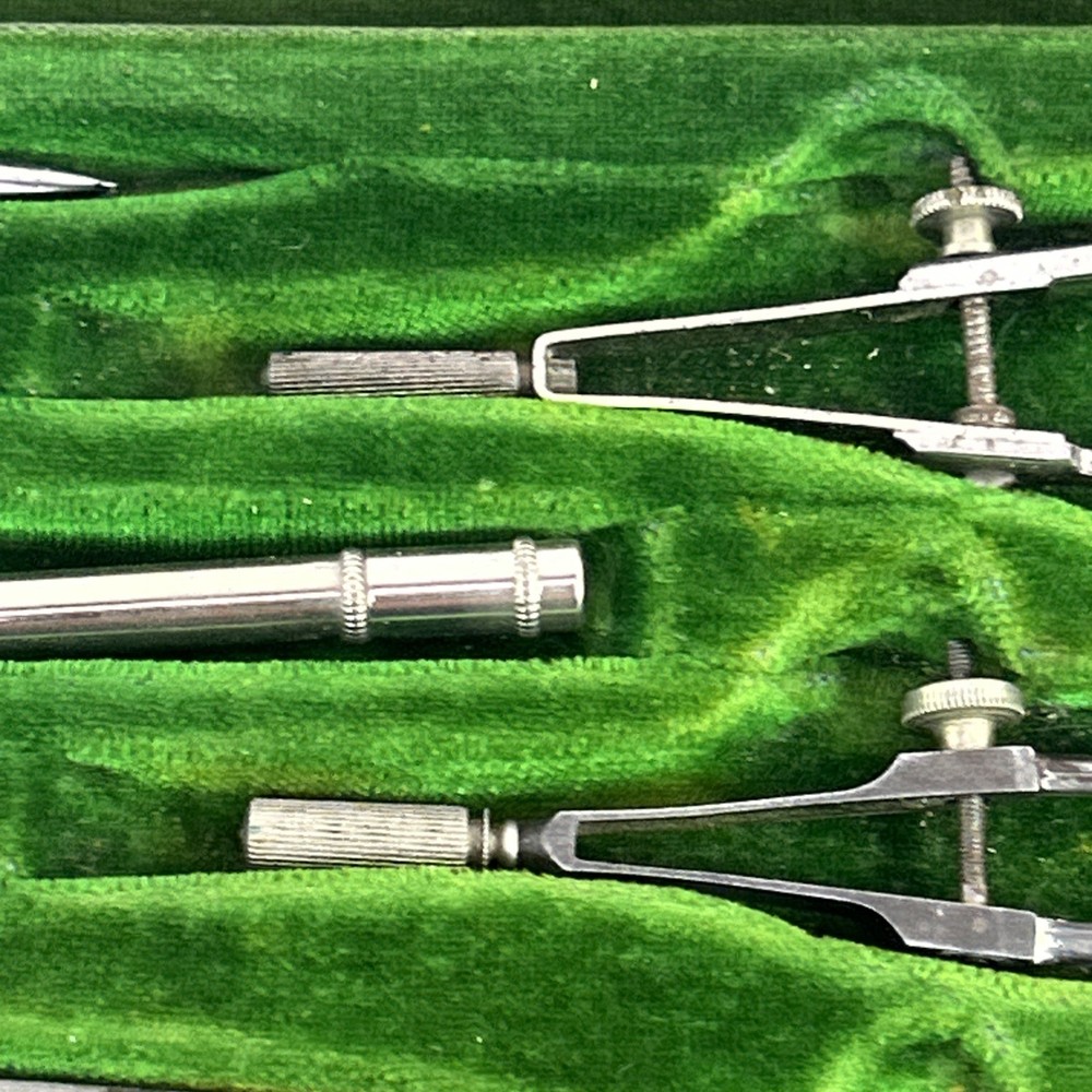 Keuffel & Esser Co Challenge Compass Drafting Set Complete Vintage Model 9726F