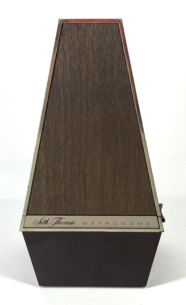 Seth Thomas Metronome Plastic De Maelzel General Time 8 Inch Tall