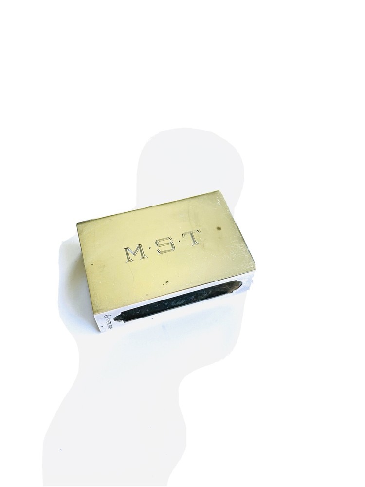 Vintage Sterling Silver Match Box Case by Watrous