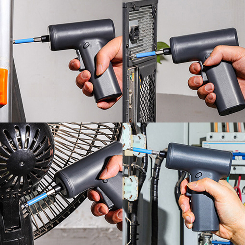 Multifunctional 3.6V Cordless Electric Screwdriver USB Rechargeable High Torque
