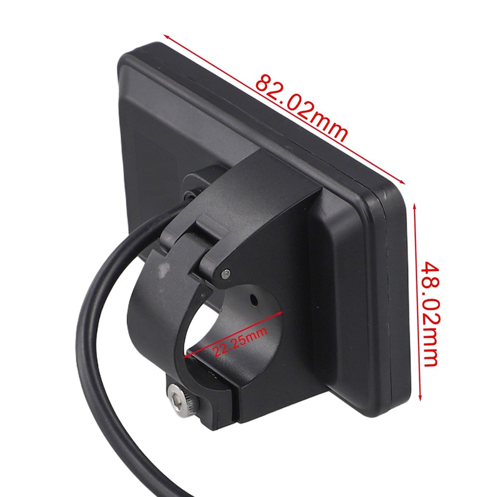 Advanced E Bike Display Compatible with Various Voltage Systems and Cables