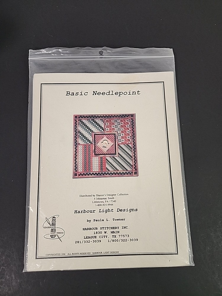 Paula L Towner Design Basic Needlepoint Pattern Chart Patchwork Style Sampler
