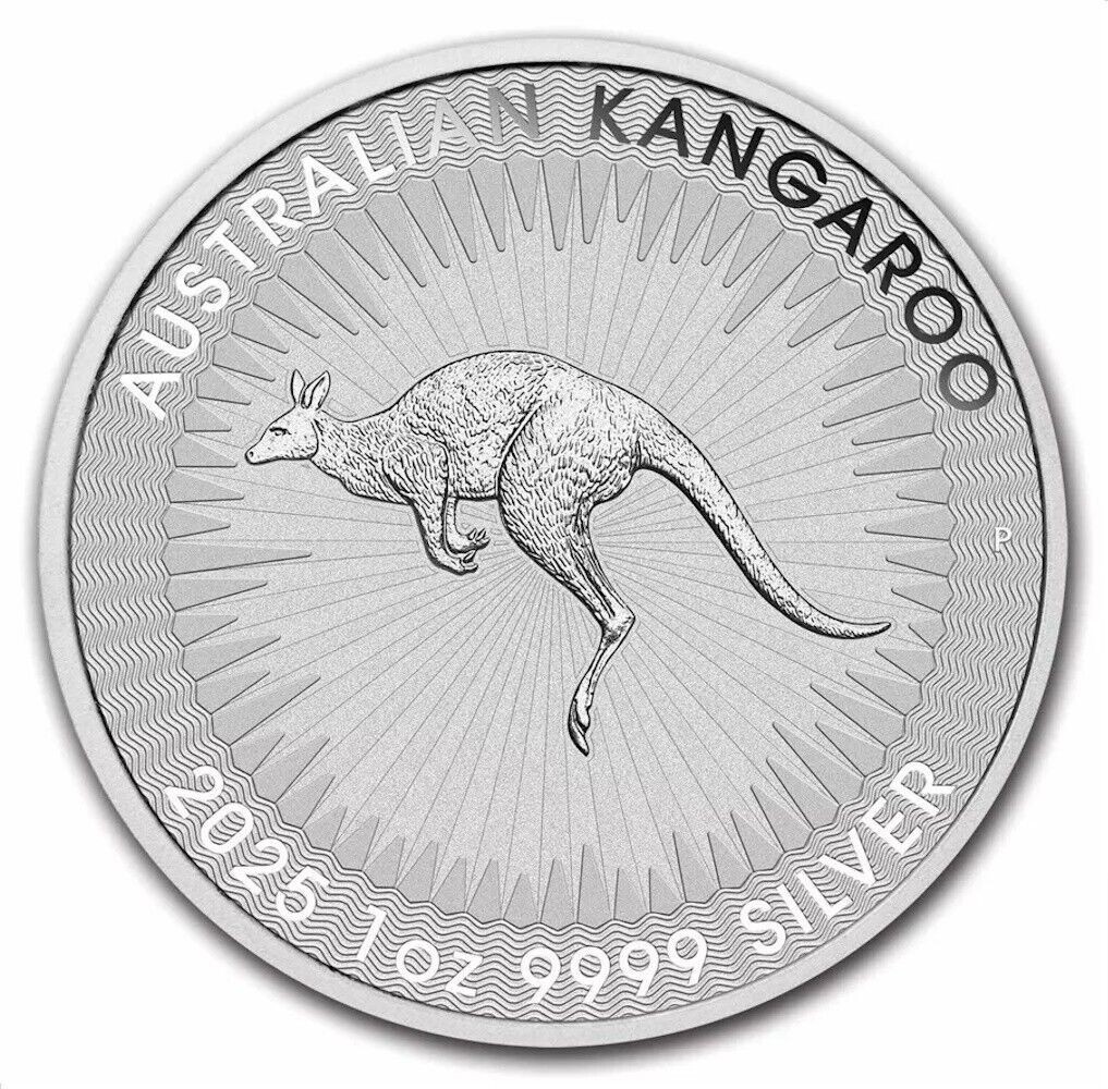 2025 1 oz Australian Fine Silver Kangaroo $1 Coin BU 🌟 Limited Coin