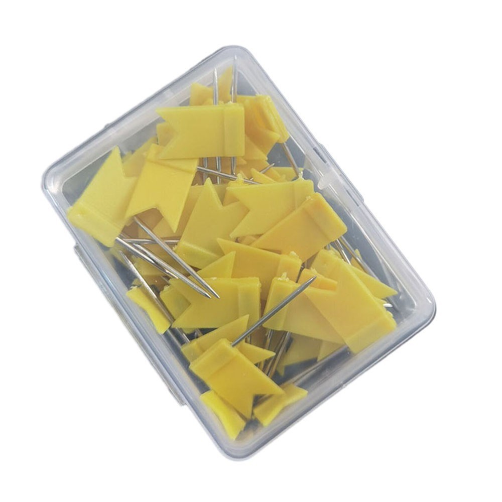 Colorful Flag Tacks Compact Design High-quality Materials Multi-purpose Strong