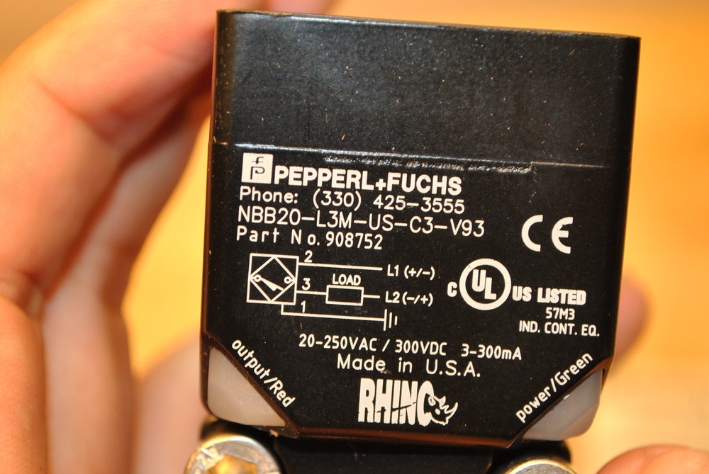 Pepperl & Fuchs NBB20-L3M-US-C3-V93 Inductive Sensor
