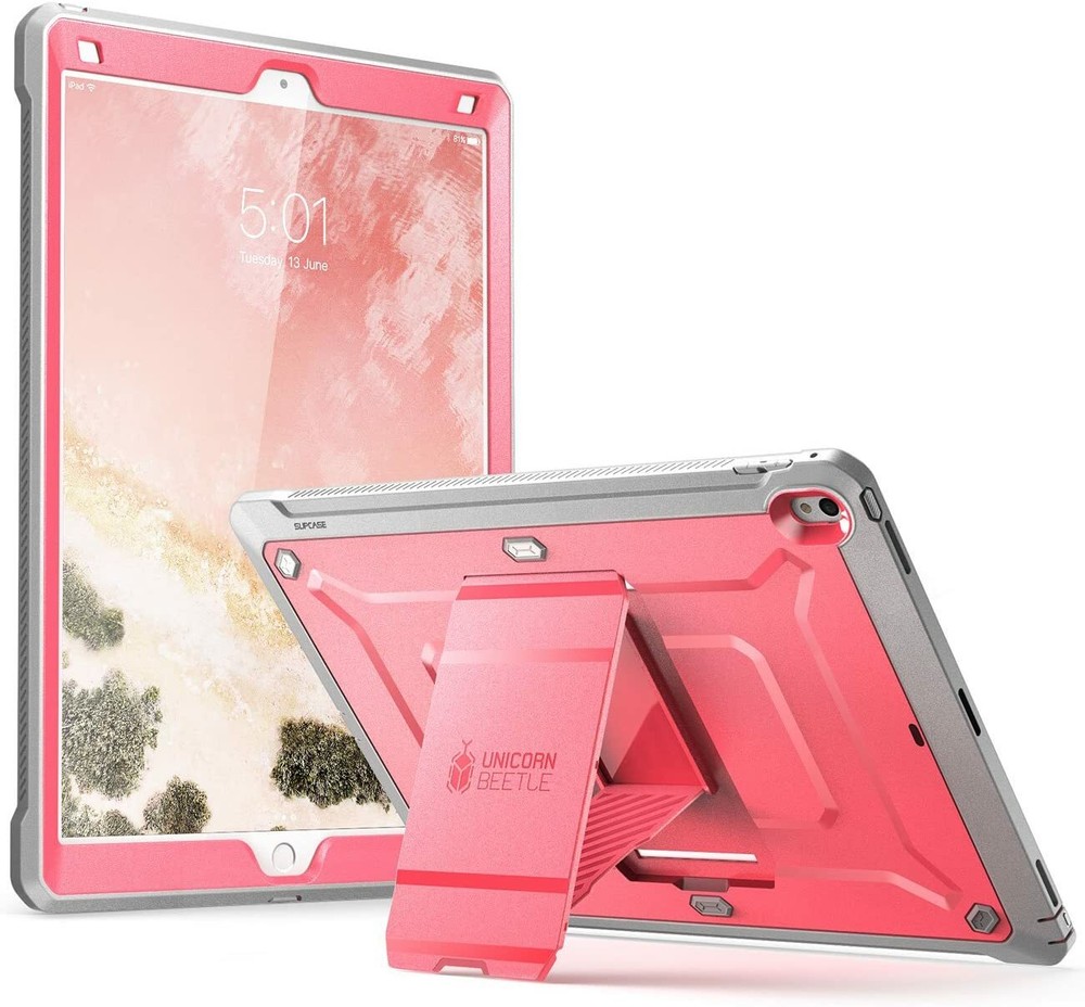 SUPCASE Stand Case for Apple iPad Pro 12.9" 2017, Precise Cutouts Rugged Cover