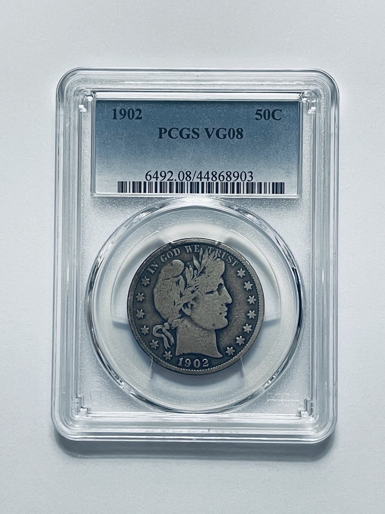 1902 Barber Half Dollar PCGS VG08