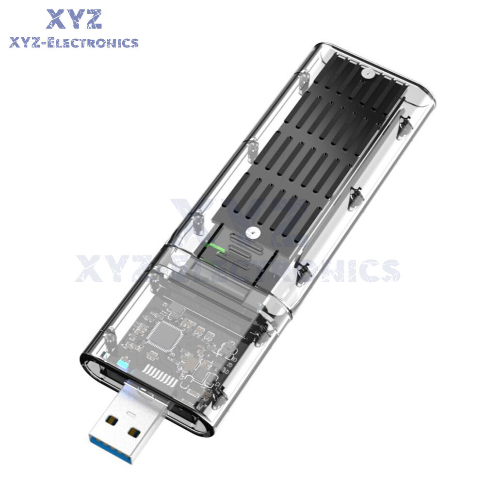 M.2 NGFF SSD SATA TO USB 3.0 Solid State External Enclosure Storage Case Adapter