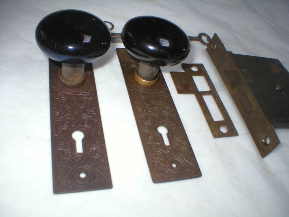 Antique Victorian Era Door Hardware