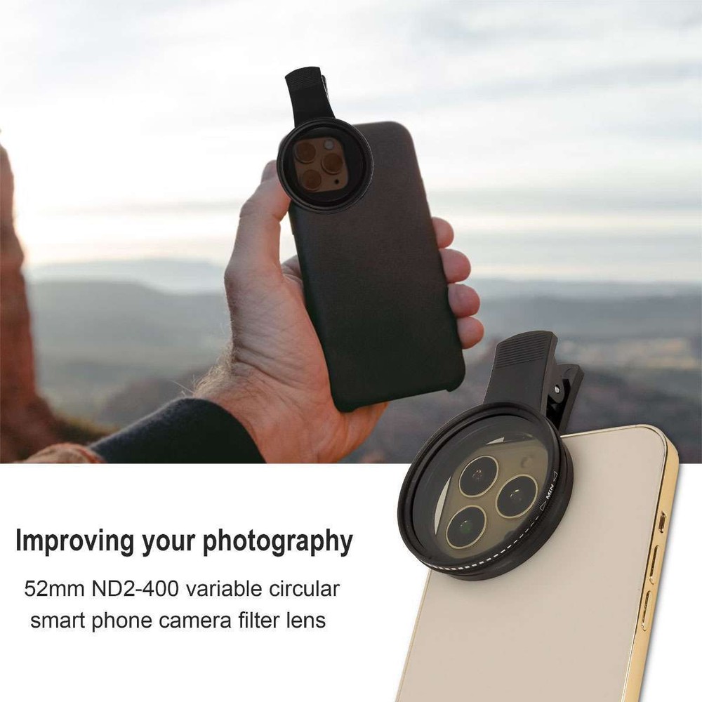 Solar Eclipse Camera Lens Filter Universal with Clip for Smartphone,Enhancing US