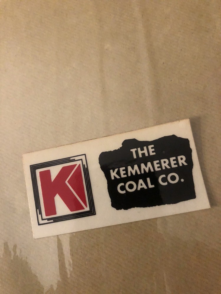coal mining stickers nice older coal company