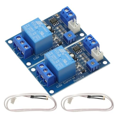 2PCS DC 12V Light Control Switch Photoresistor Relay Module Detection Sensor