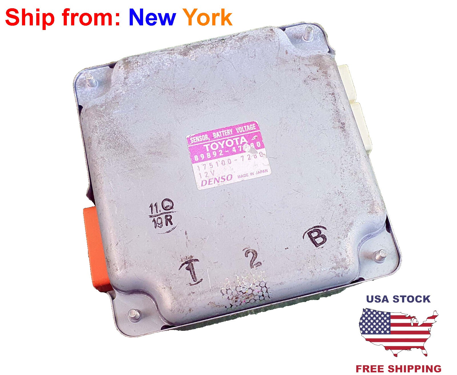 Toyota Prius Hybrid 2011-2015 Bettery Voltage Sensor Control module 89892-47080
