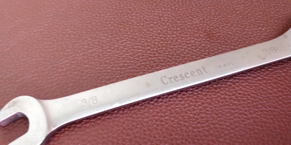3/8" Crescent Combination wrench ~ 72t+ multigear ratcheting end