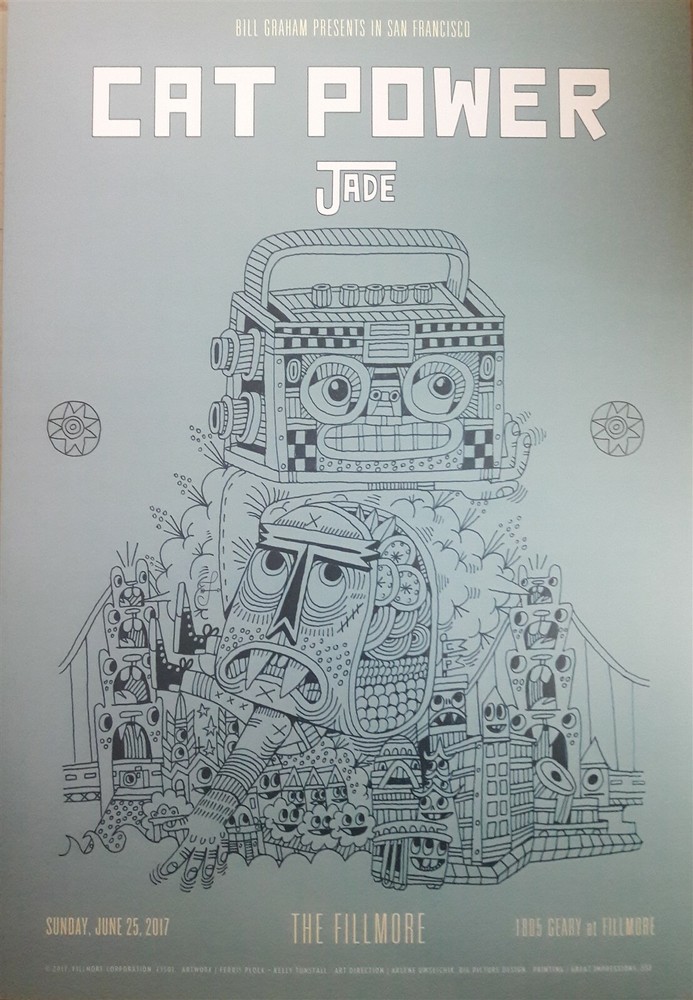 Mint Cat Power Fillmore Poster 2017 a