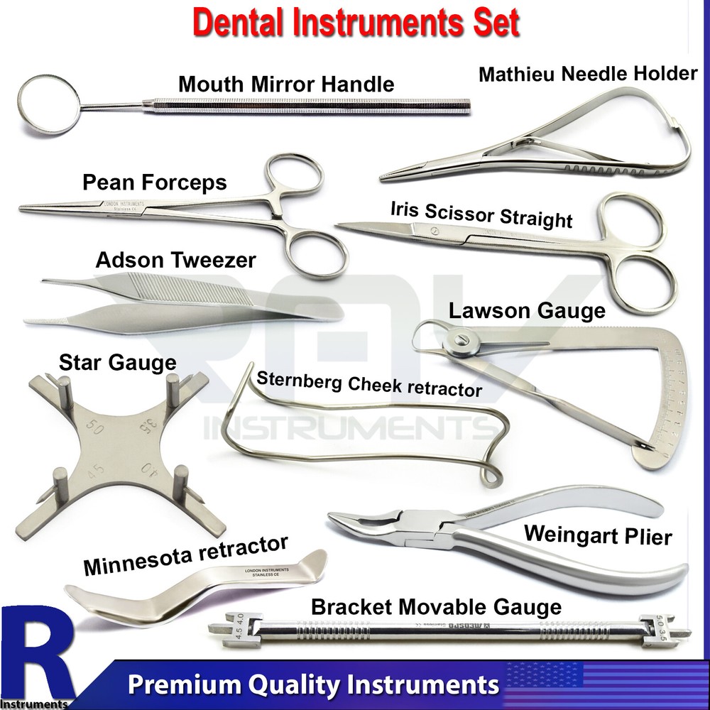 Dental Implant Surgery Basic Veterinary Surgical Dissection Instruments Tools