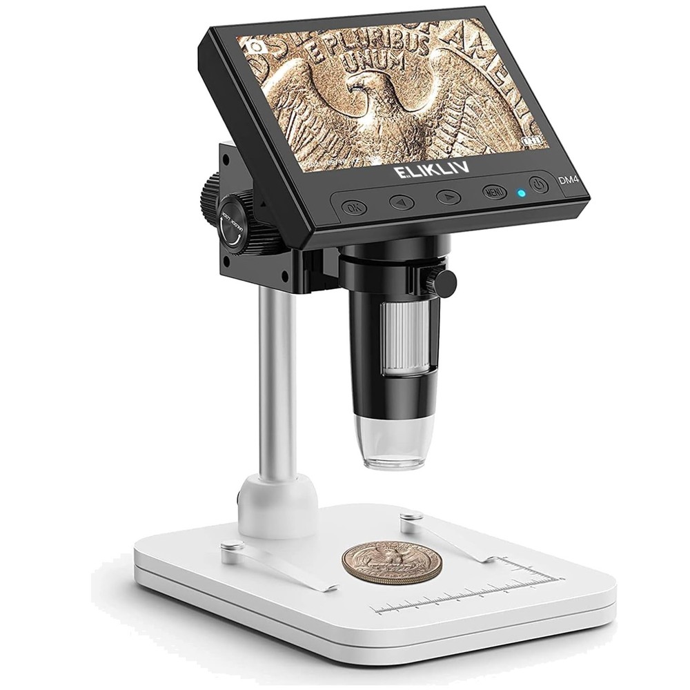 LCD Digital Coin Microscope 1000x - 4.3'' Display