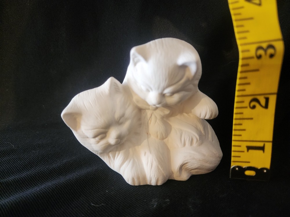 Ready to Paint Ceramic Bisque Playful Kittens/Cats