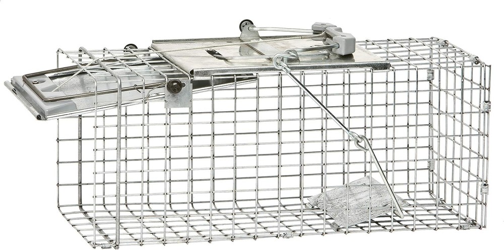 Compact Easy-Set Animal Trap - Ideal for Squirrels & Rabbits