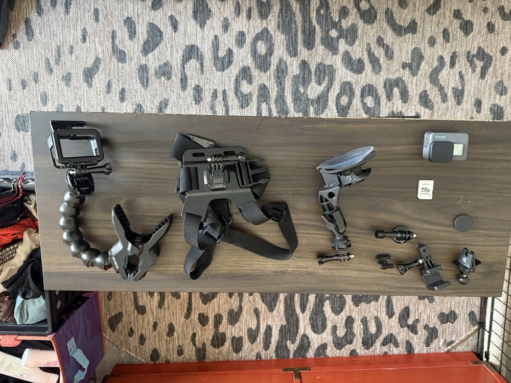 GoPro HERO5 Black Camera Bundle with Mounts & Gigastone microSD Adapter